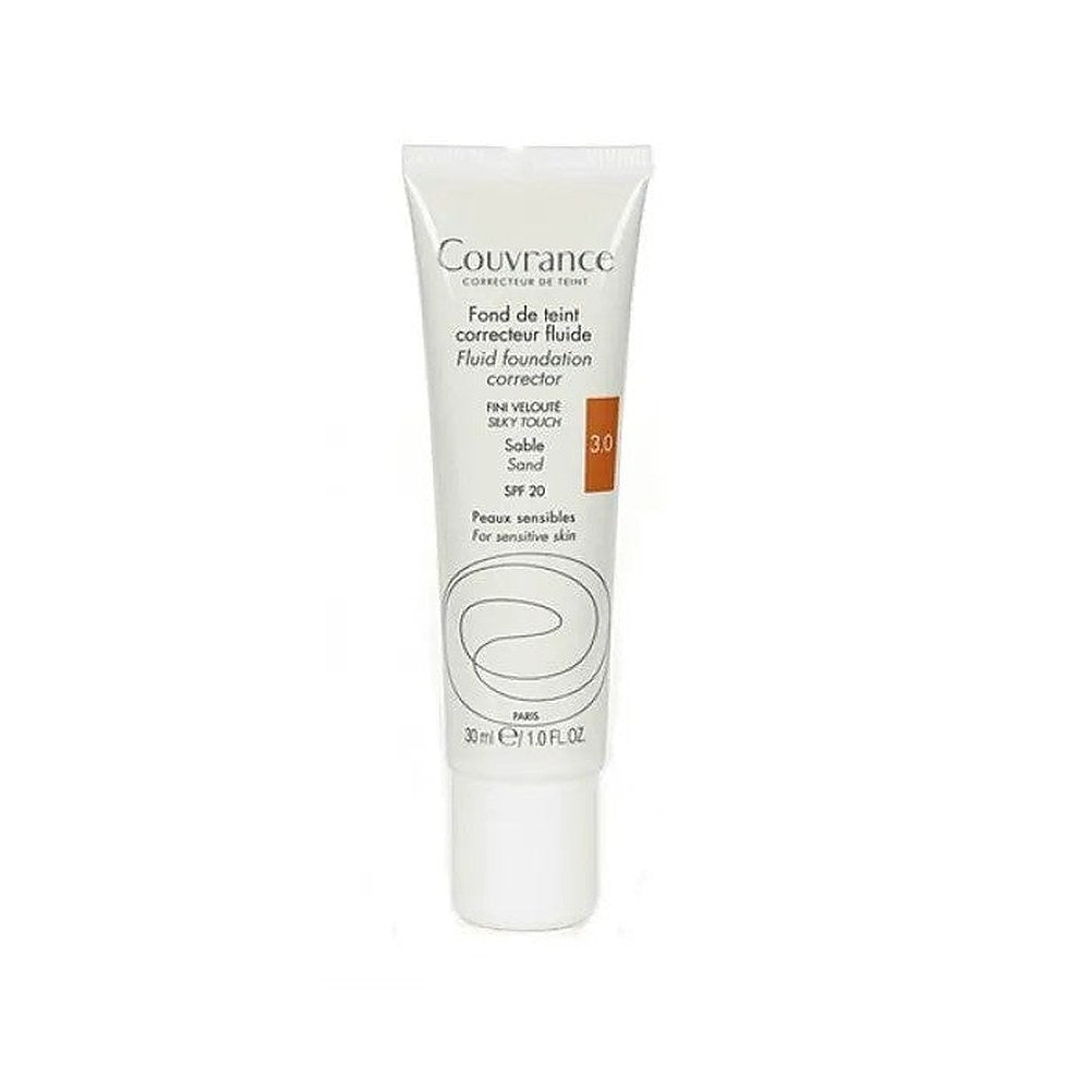 Avène Liquid Cover Makeup Couvrance SPF 20 (Fluid Foundation Corrector) 30 ml - Sävy: 30 Sand