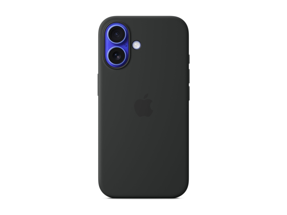 Apple iPhone 16 Silicone Case with MagSafe - Black