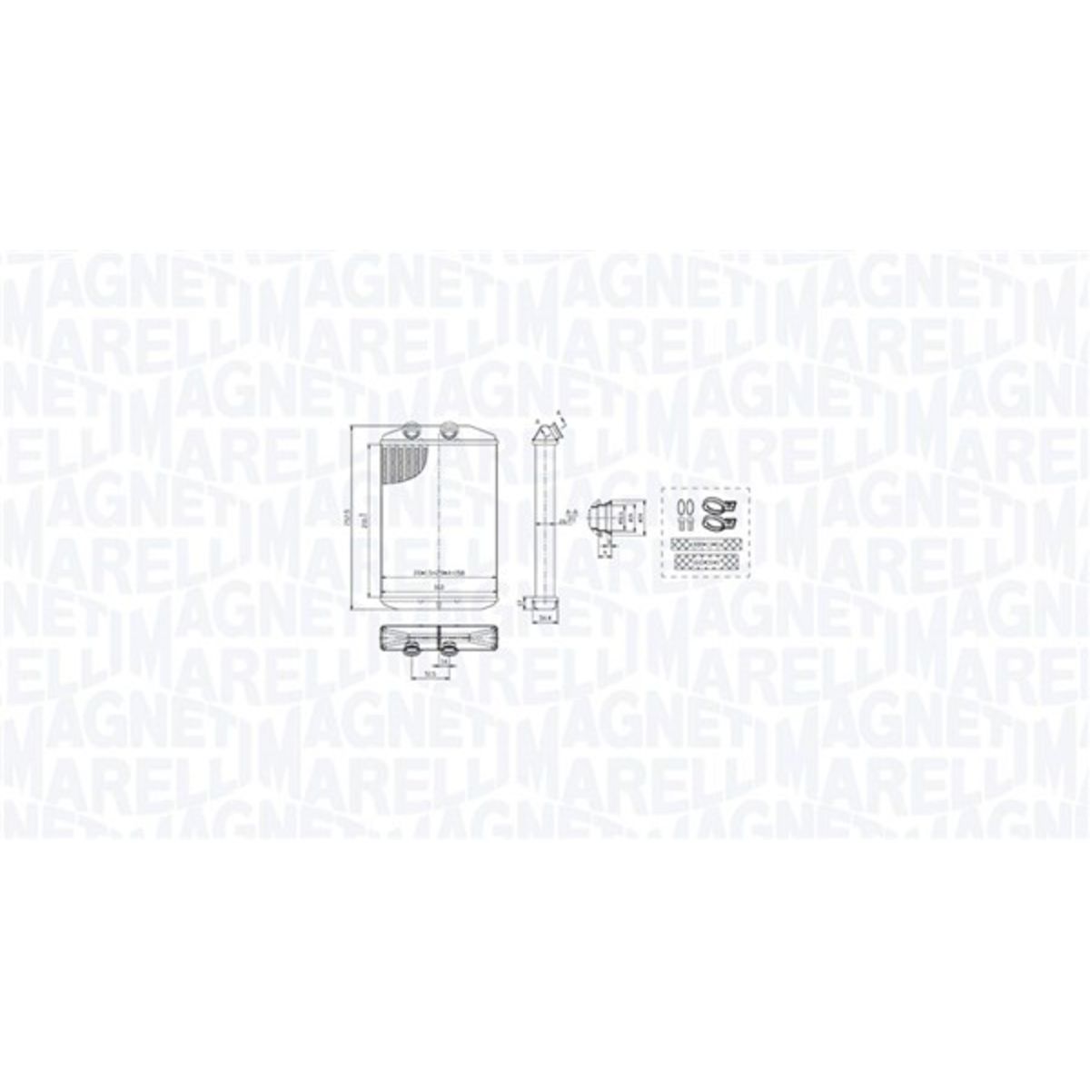 Lämmityslaitteen kenno MAGNETI MARELLI 350218519000