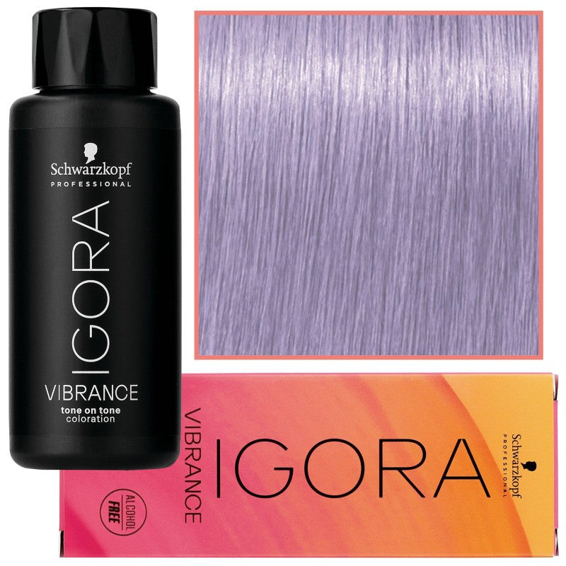 Schwarzkopf Professional Igora Vibrance – Puolipysyvä ammoniakiton hiusväri 60ml 9.5-9 | Violetti