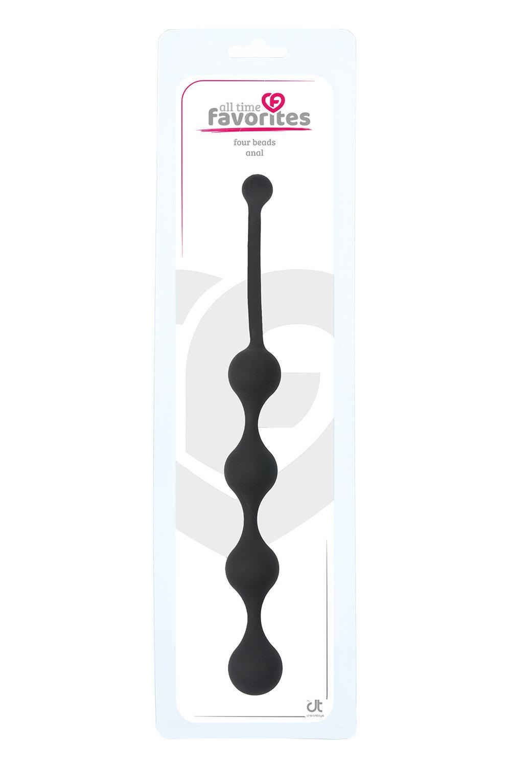 Dream Toys Four Beads Anal Black Anaali helmet