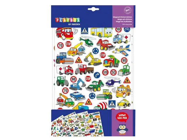Tarrojen Mega Setti Kulkuneuvot 500 kpl, Playbox