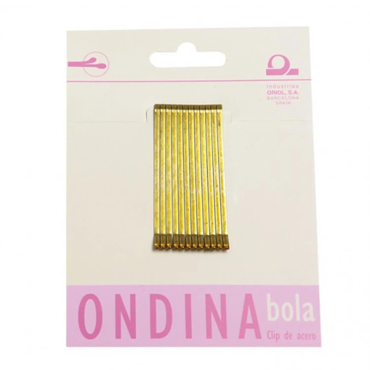 Eurostil Ondina Clip 50mm pronssipallo 12un