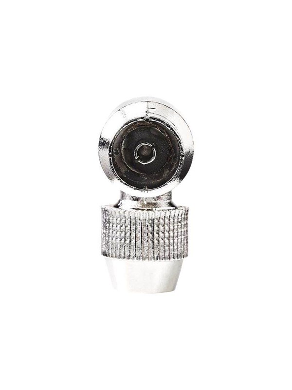 IEC (Coax) Liitin | Kulma | Naaras | Niklattu | 75 Ohm | Ruuvi | Kaapelin läpitulomitta: 7.0 mm | Metalli | Hopea | 2 kpl | Muov