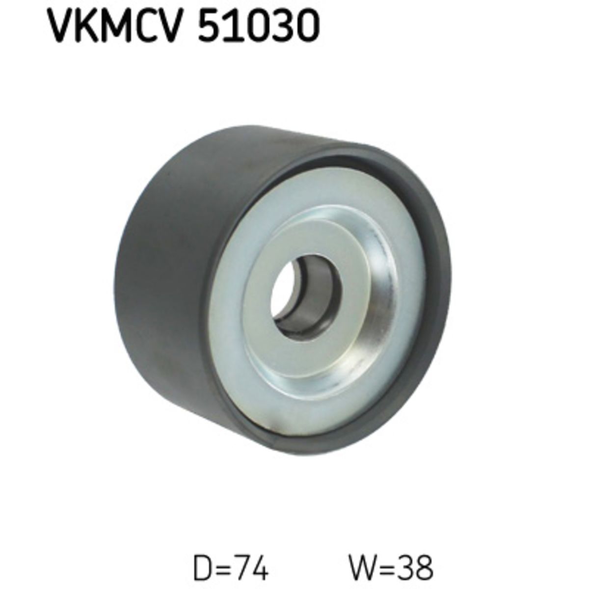 Ohjainrulla, moniurahihna SKF VKMCV 51030