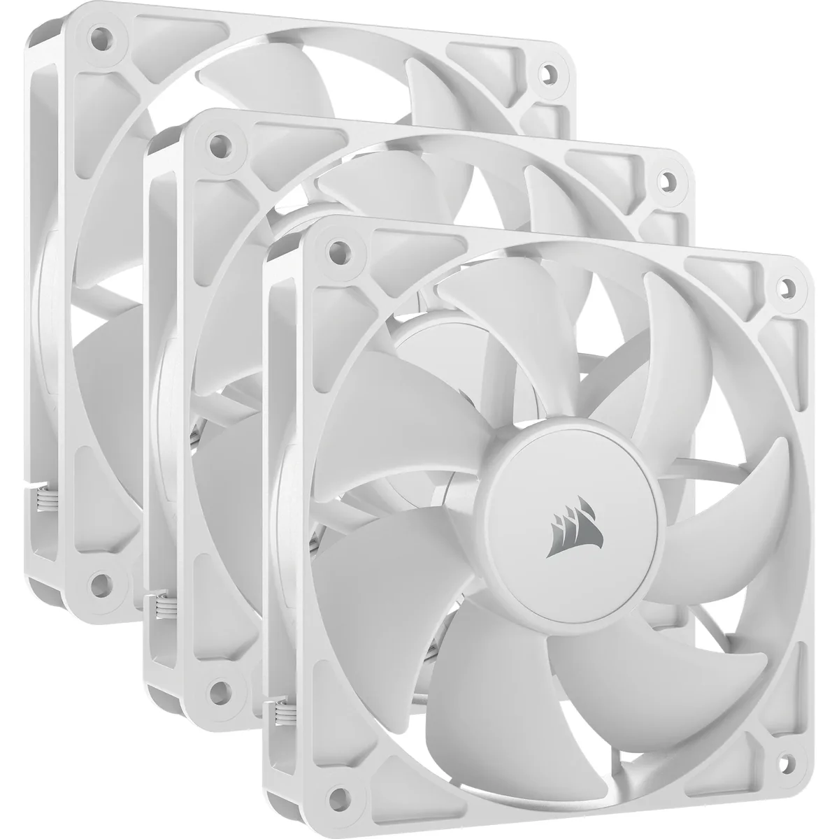 Corsair RS120 - 3-pack - Kotelotuuletin - 120mm - Valkoinen - 36 dBA