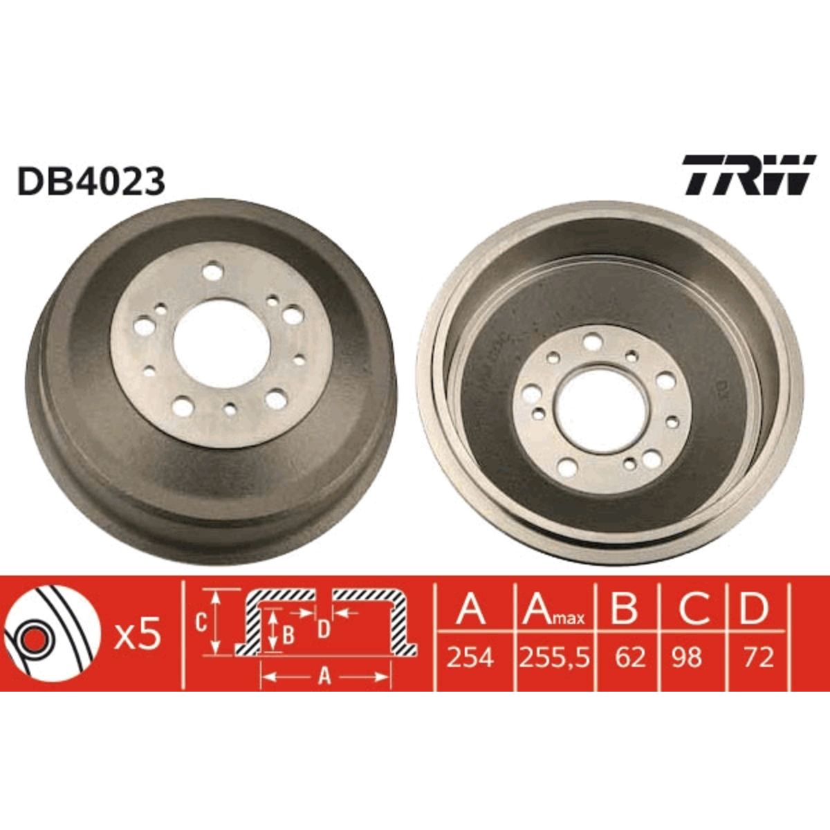 Jarrurumpu TRW DB4023