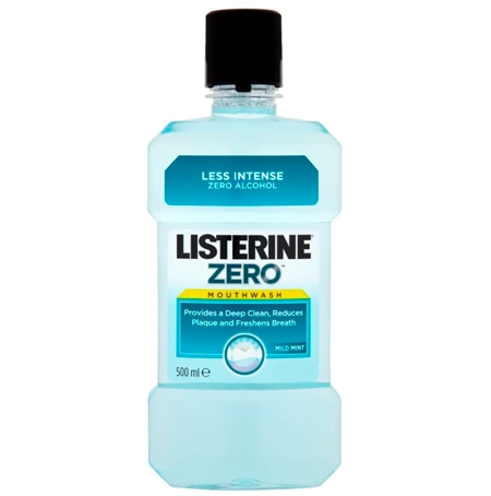 Listerine Zero Mild Mint -suuvesi 500ml
