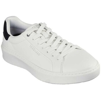 SKECHERS Matalavartiset tennarit 'COURT BREAK' musta / valkoinen