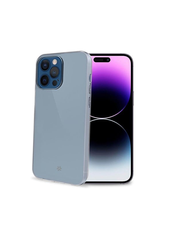 Celly Gelskin TPU Cover iPhone 15 Pro Max Transparent