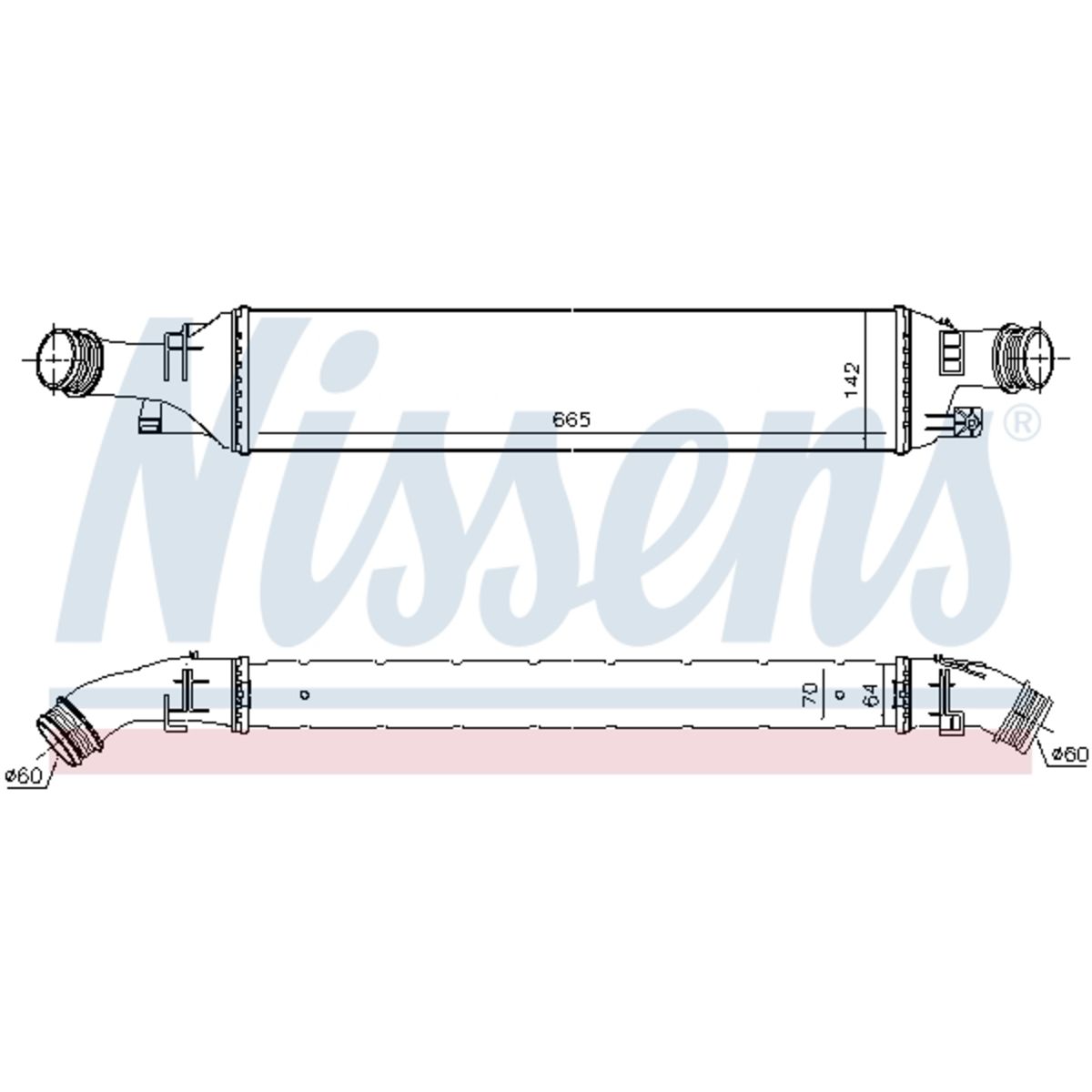 Välijäähdytin NISSENS 96298
