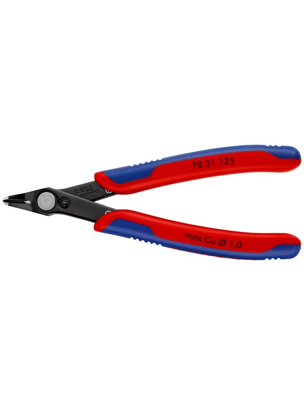Knipex Super-Knips 78 31 125 Elektroniikka ja hienomekaniikka Tulostuspihdit ilman viistettä 125 mm