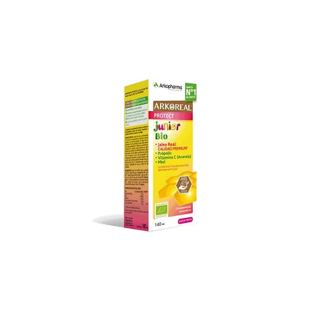 Arkopharma Arkoreal Protect Junior Mansikkasiirappi 140ml