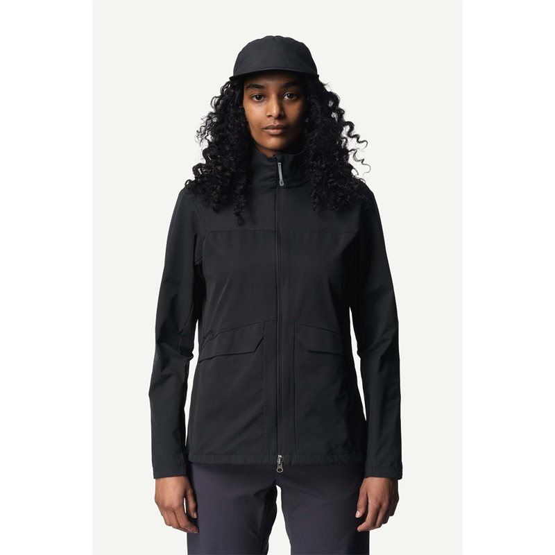 Houdini W's Go Jacket True Black - S