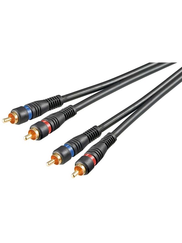 Pro RCA Stereo -kaapeli - Suojattu - 10m