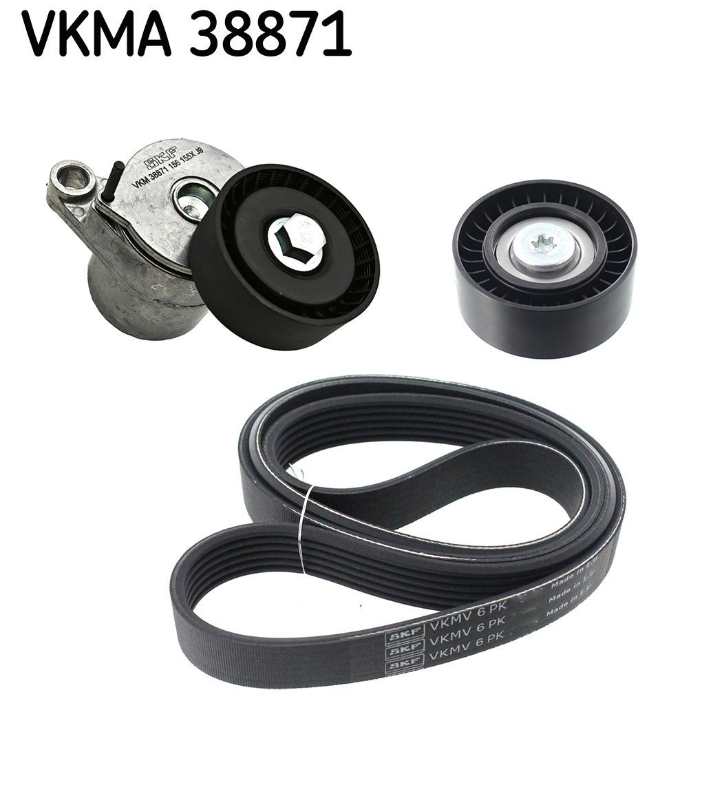 Moniurahihnasarja SKF VKMA 38871