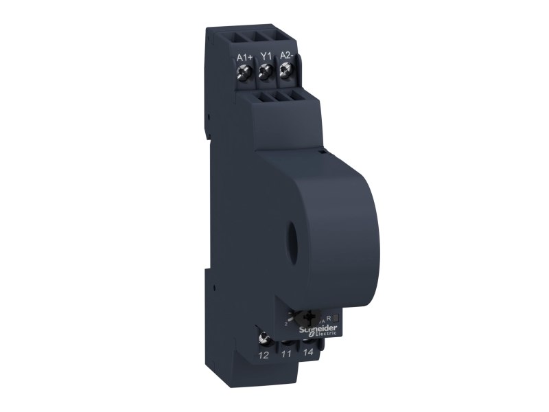 SCHNEIDER ELECTRIC Virtamittarirele suoraa mittausta varten2-20A , 24-240V AC/DC 1 vaihtokosketinsarja 5A leveys 17,5 mm
