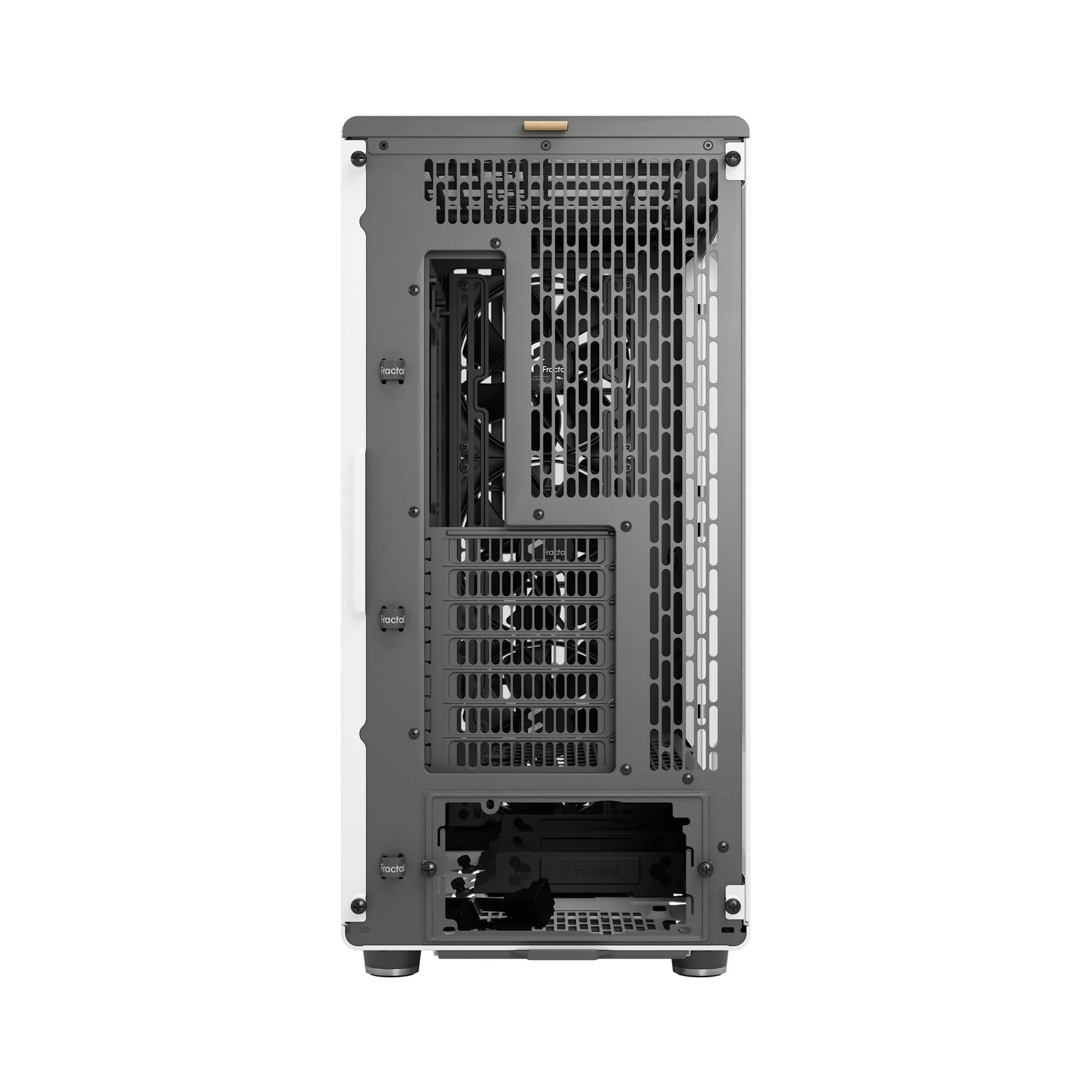 Fractal Design North XL RC -miditornikotelo läpinäkyvällä ikkunalla, valkoinen
