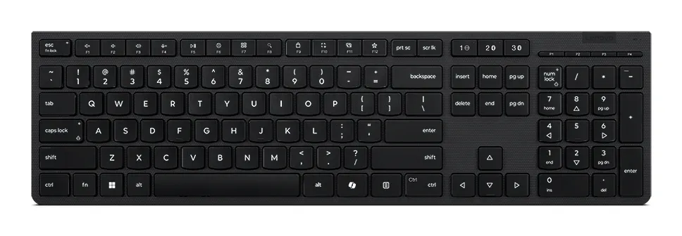 Lenovo Professional - keyboard full size - QWERTY - Swedish/Finnish - grey Input Device - Näppäimistö - Ruotsalainen/suomalainen - Harmaa