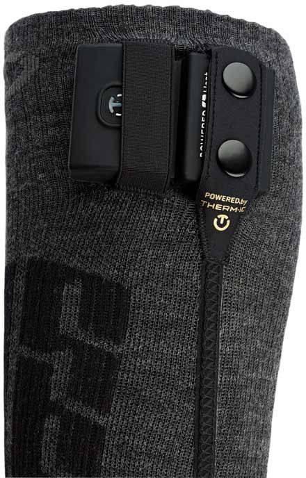 Therm-Ic Ultra Warm Comfort Ski Socks S.E.T. + S-pack 1400B sähköllä lämpeävät sukat ja akkusetti