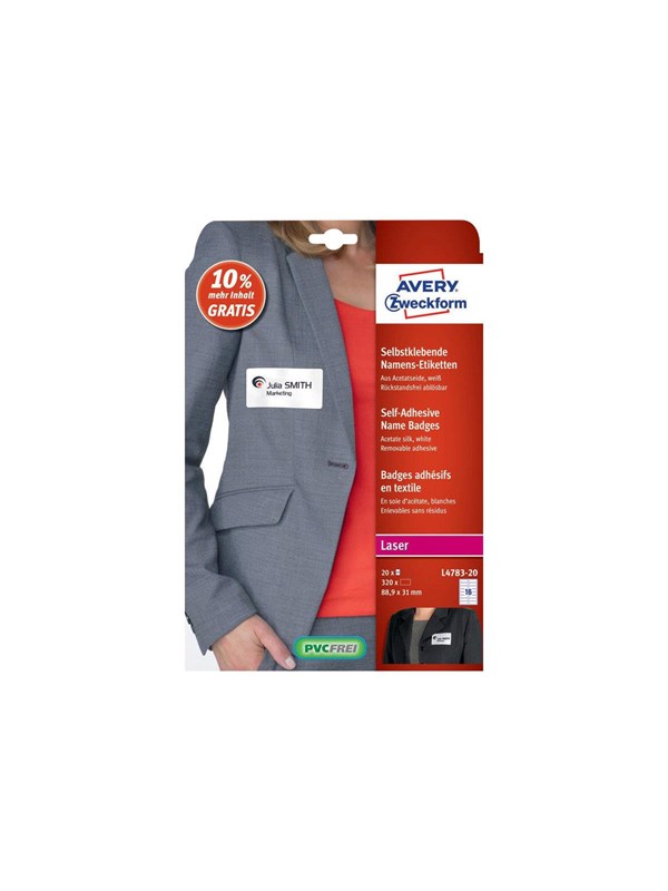 Avery Zweckform - labels - 320 label(s) - 88.9 x 31 mm