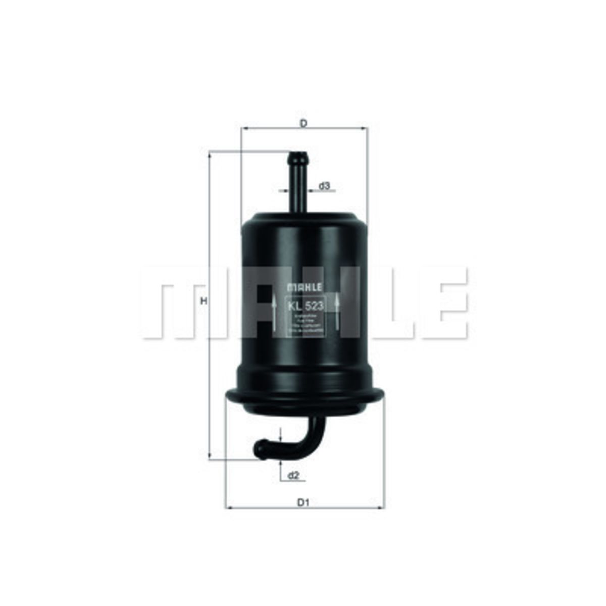 Polttoainesuodatin MAHLE KL 523