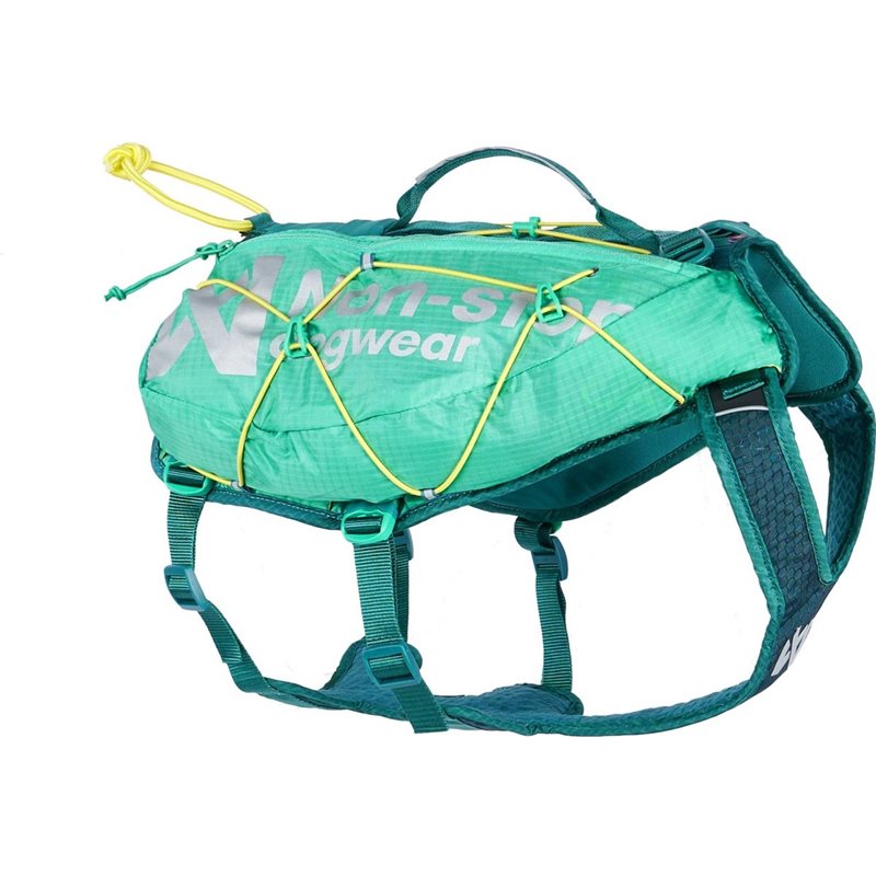 Non-stop dogwear Trail Light Dog Backpack Teal - L
