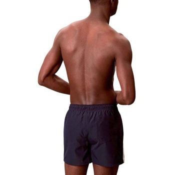 Calvin Klein Underwear Uimashortsit 'Drawstring' tummansininen / vaaleanharmaa / aprikoosi