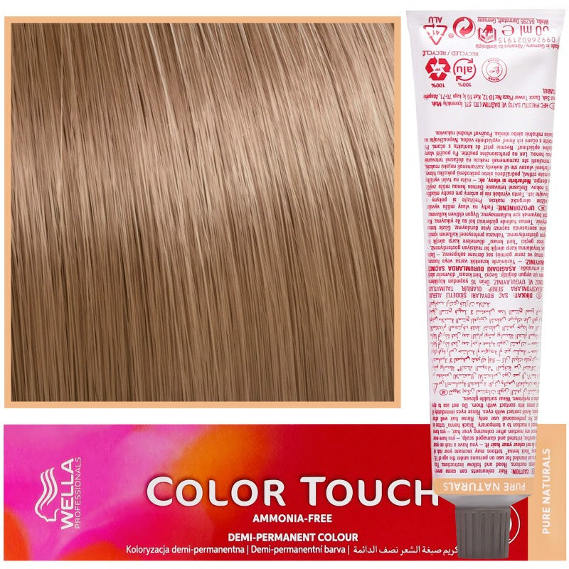 WELLA COLOR TOUCH Hiusväri 60 ml 8/05 Vaalea Mahonki Luonnollinen