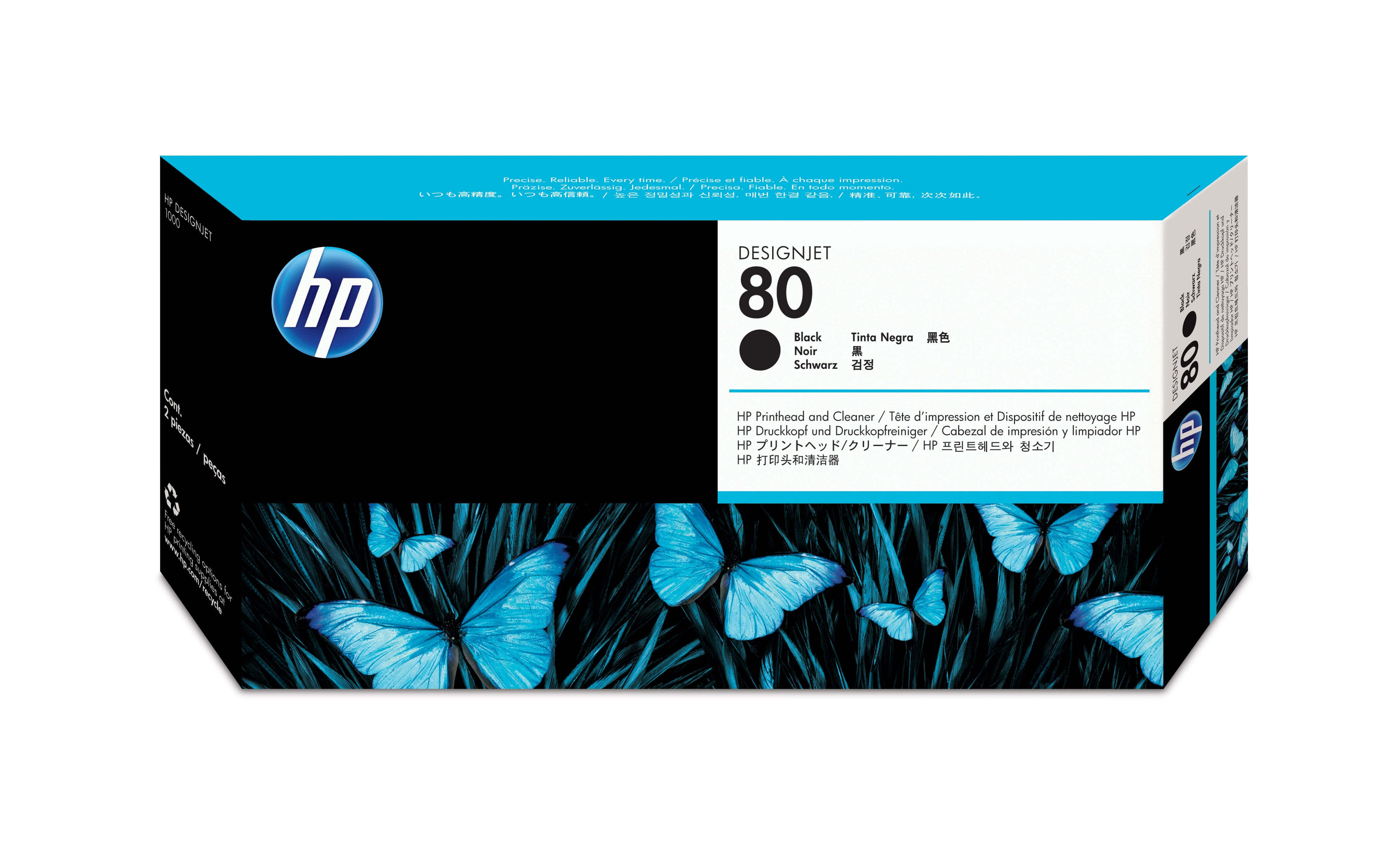 HP HP 80 Tulostuspää musta C4820A Vastaa: N/A