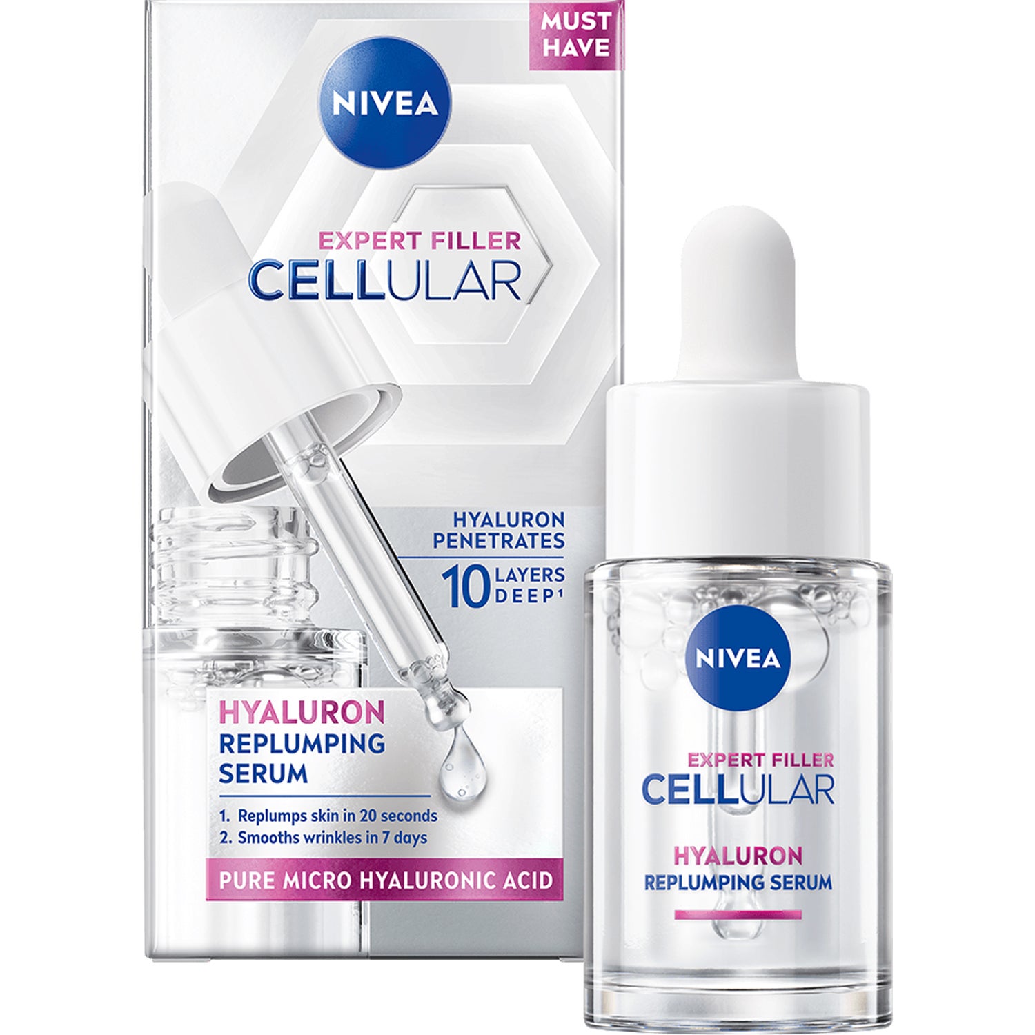 Nivea Cellular Expert Filler Hyaluron Replumping Serum - 15 ml