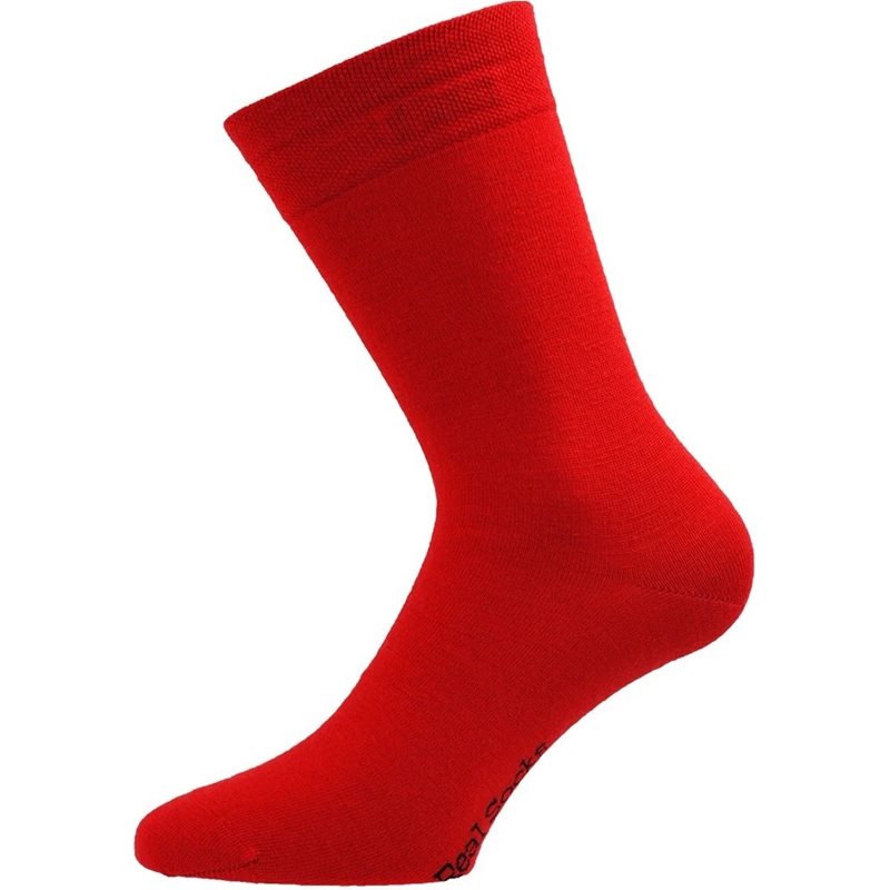 Real Socks Burning Chilli Basic Red - 36-39