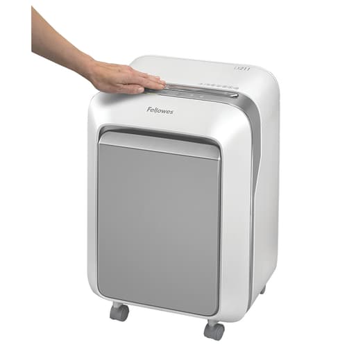 Fellowes LX Series Powershred LX21, Mikroleikkaava, 2 x 12 mm, 23 L, Kosketus, 4 renkaita, 15 arkkia