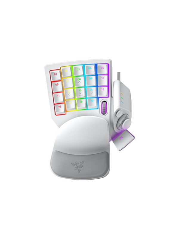 Razer Tartarus Pro -ergonominen pelinäppäimistö, Razer Analog Optical, valkoinen