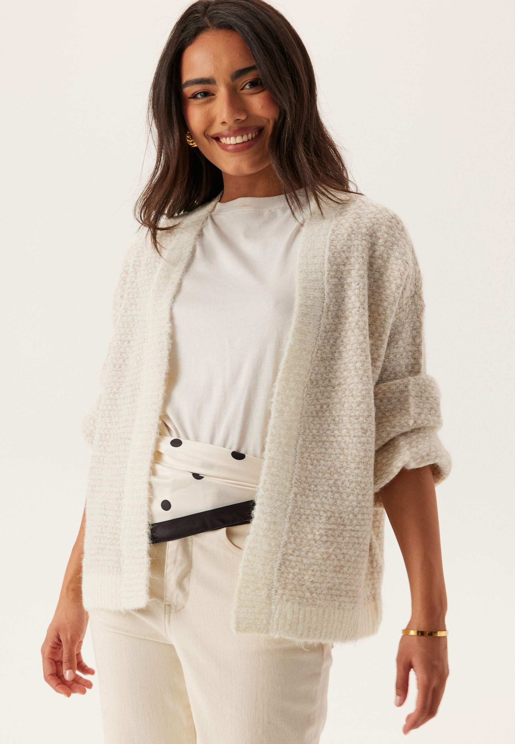VERO MODA Neuletakki 'VMLOVELY' kerma