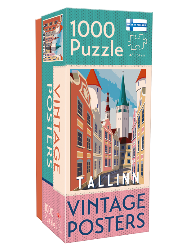 Tactic 1000 pcs: Vintage Cities: Tallinn