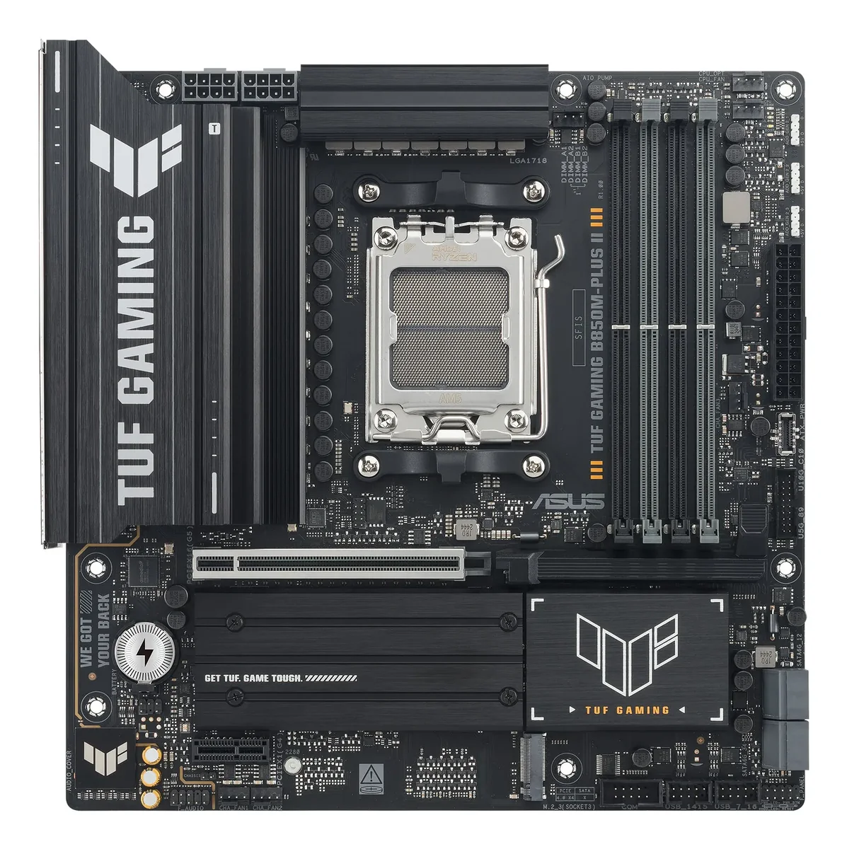 ASUS TUF GAMING B850M-PLUS II Emolevy - AMD B850 - AMD AM5 - DDR5 RAM - Micro-ATX