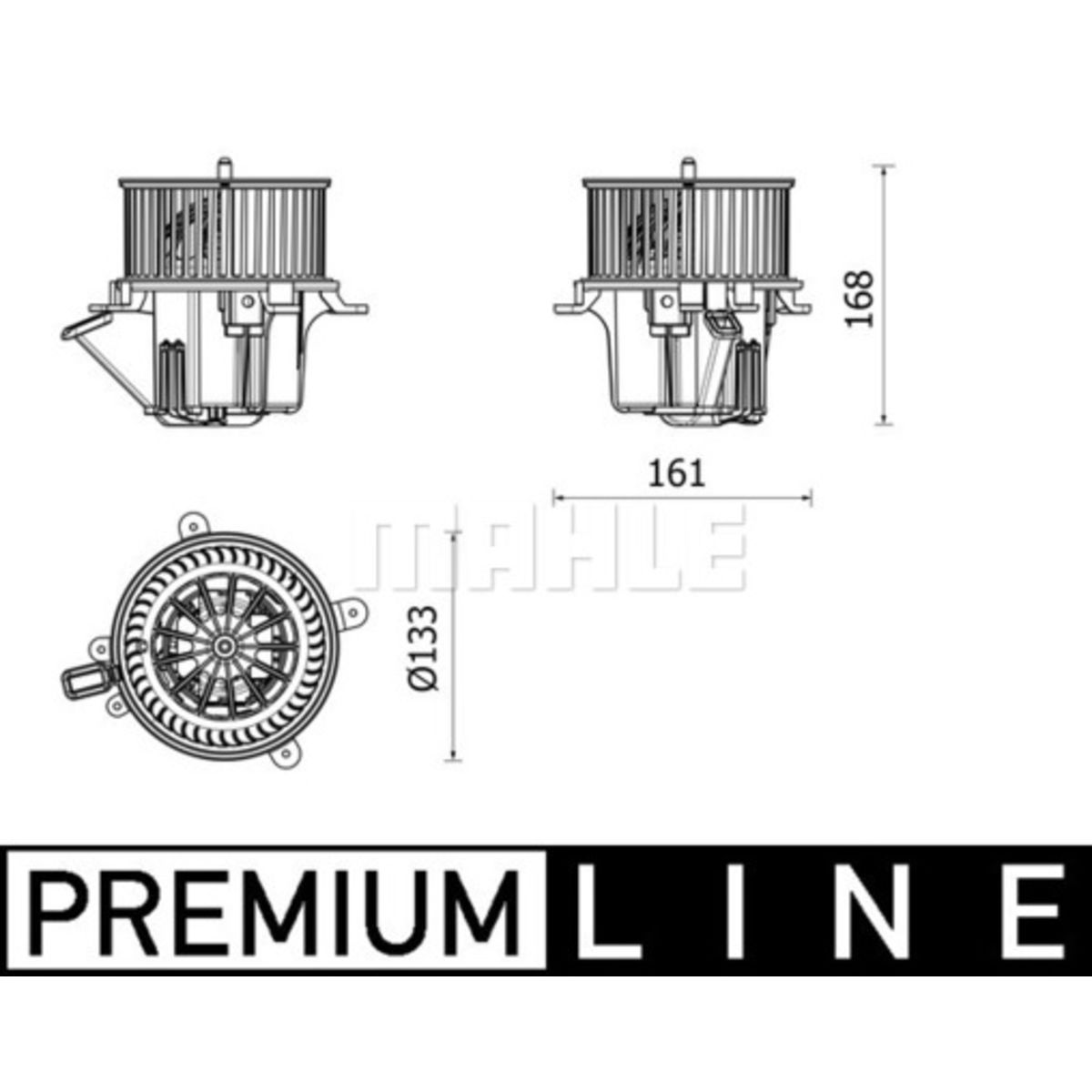 Sisätilapuhallin MAHLE AB 282 000P