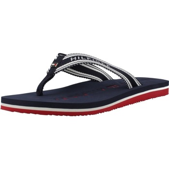 TOMMY HILFIGER Varvastossut laivastonsininen / valkoinen