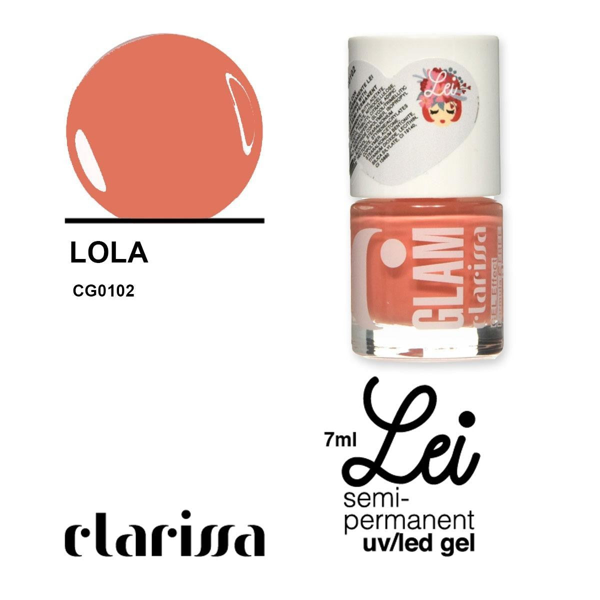 Clarissa 7Ml Lola Flower Dream -kynsilakka