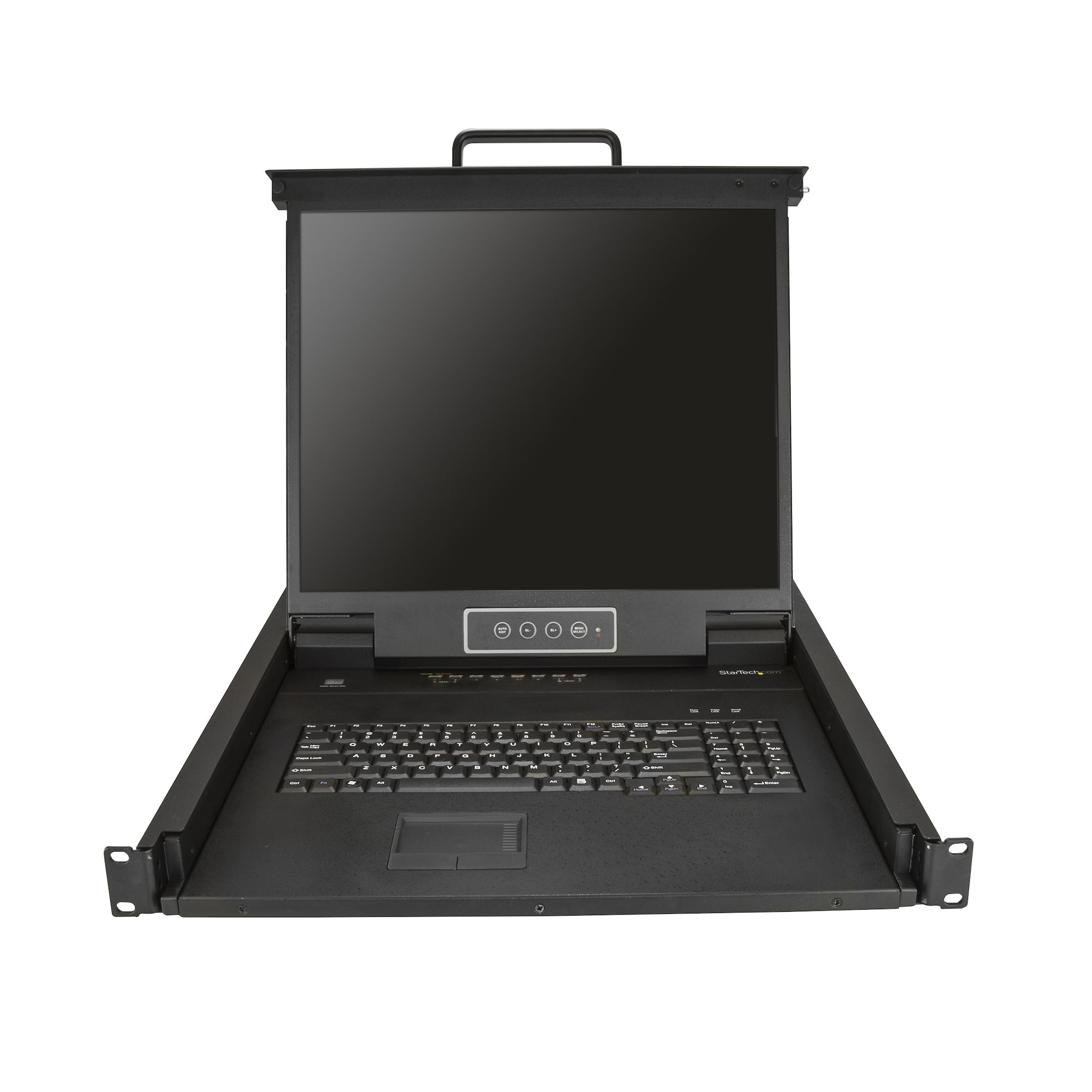 StarTech.com 8-porttinen KVM-konsoli palvelintelineeseen - 19 tuumaa - 1U - KVM-konsoli - 19 tuumaa