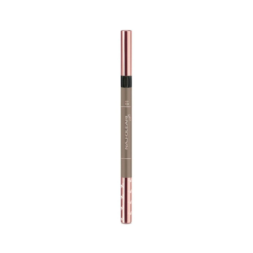 Naj·Oleari 3 in 1 Perfect Eyebrows - Kulmien kynä ja ripsiväri 01 - Blondit
