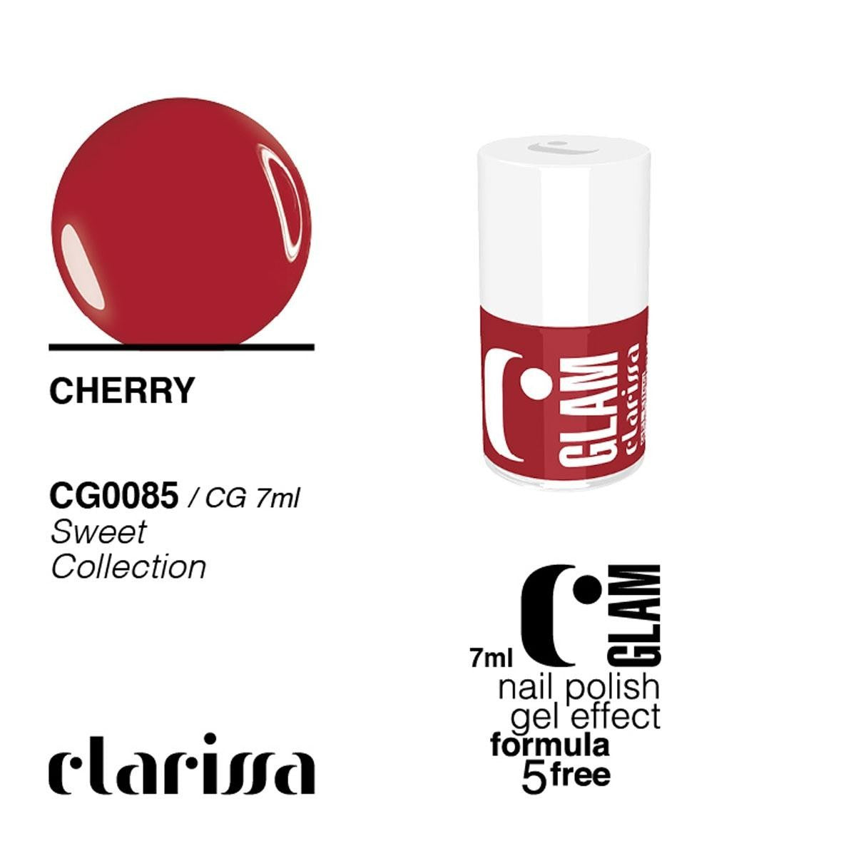 Clarissa 7Ml Kynsilakka 085 Kirsikka