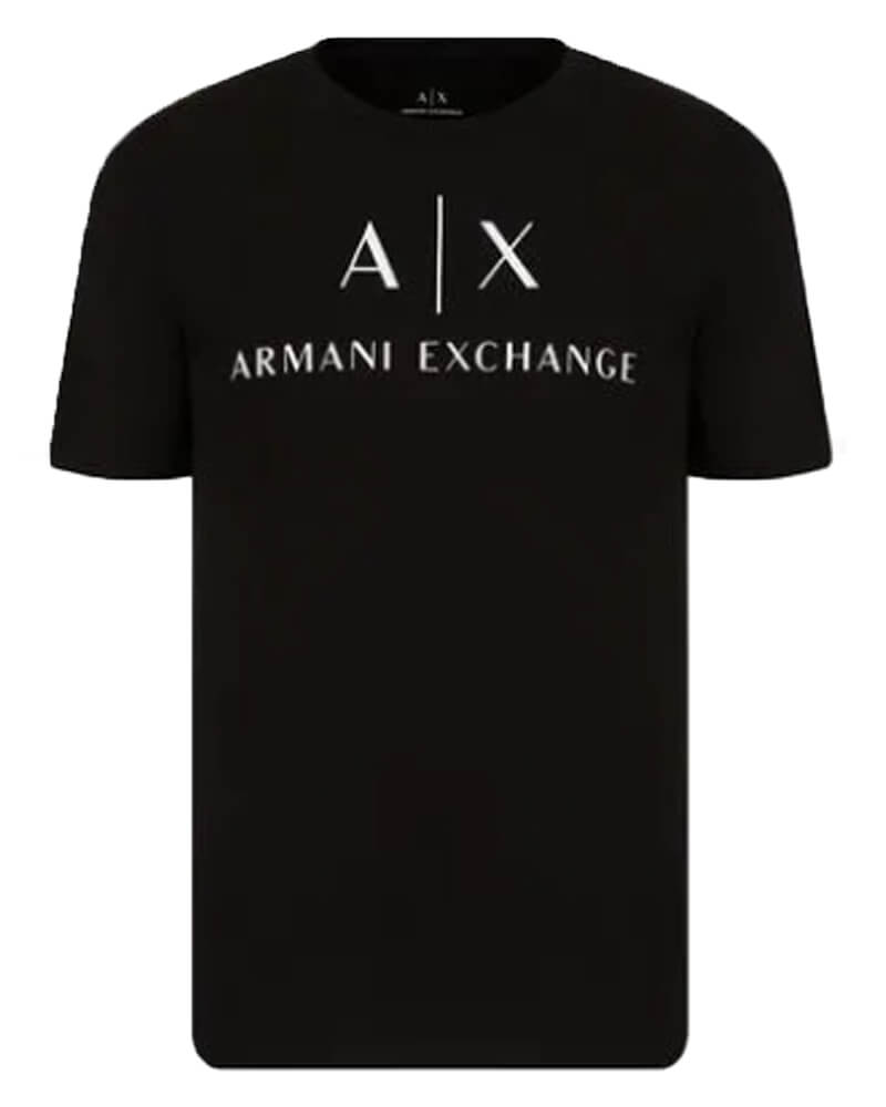 Giorgio Armani Exchange T-shirt Sort Str. L