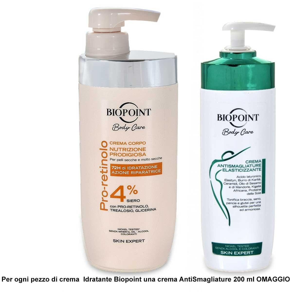 Biopoint Crema Nutriente 48 H 500 ml — Crema Corpo