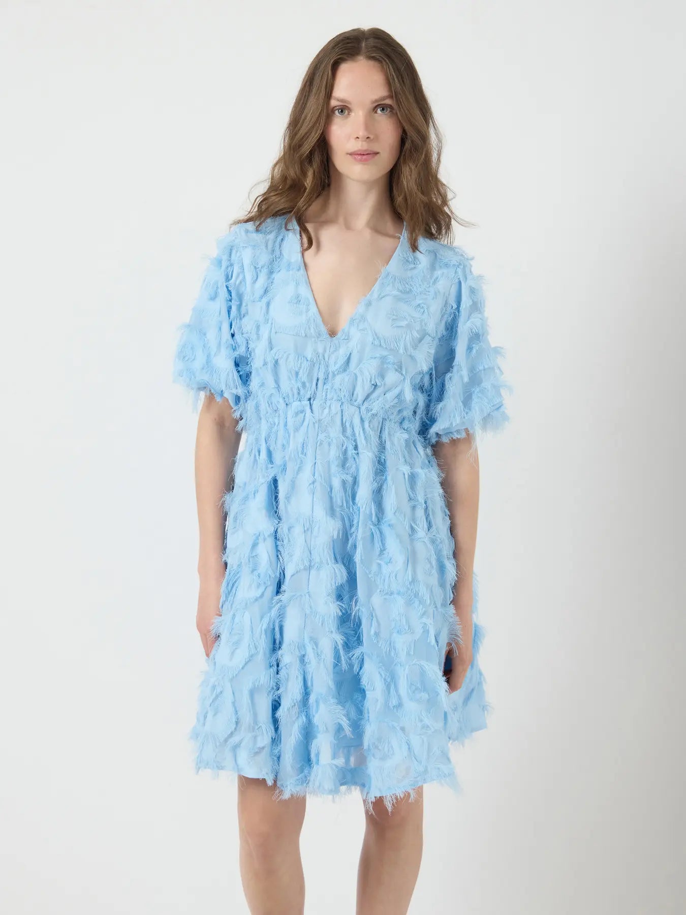 Y.A.S mekko YASPAZYLLA 2/4 Dress - Show, vaaleansininen