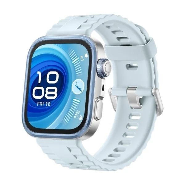 Huawei Watch Fit 4 Pro - Alumiiniseos - älykello rannekkeella - fluoroelastomeeri - sininen - ranteen koko: 130-210 mm - näyttö 1,82 - Bluetooth - 30,4 g - titaanin sininen