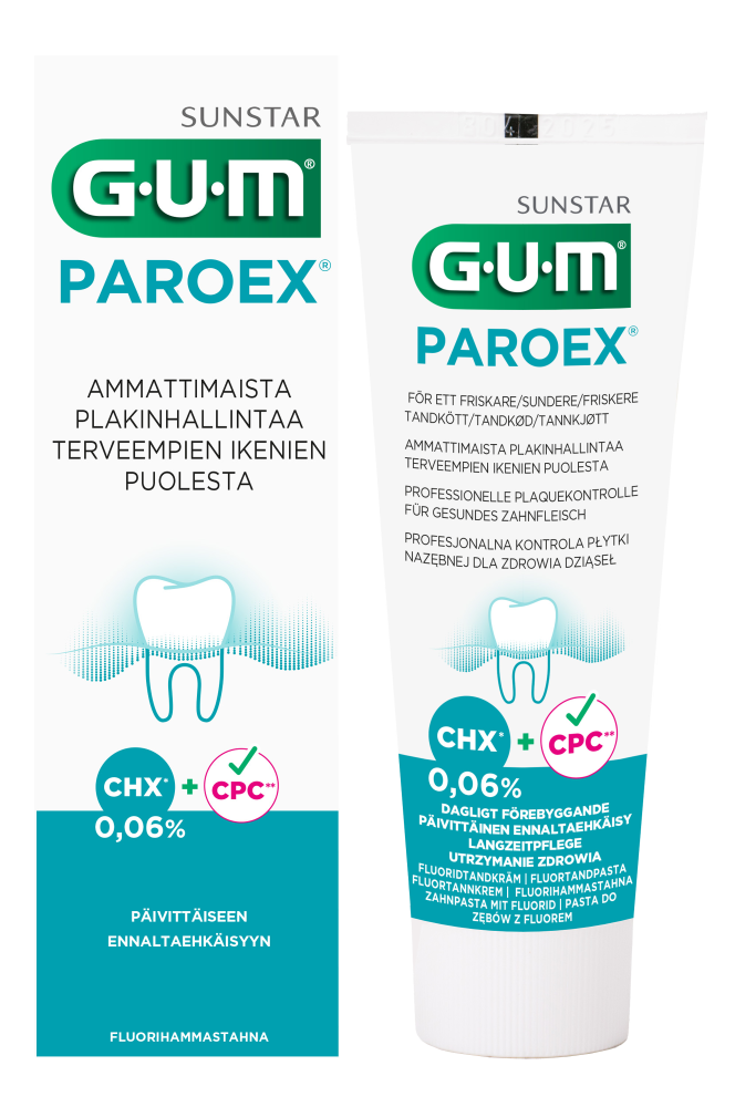 Gum Paroex 0,06% fluorihammastahna 75 ml