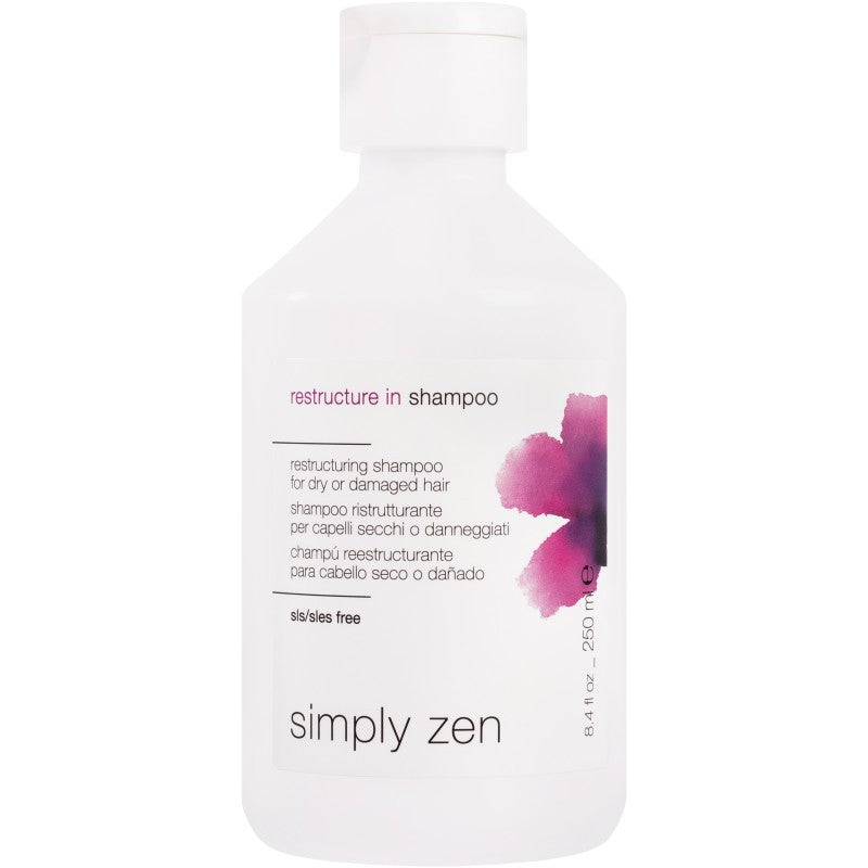 Simply Zen Restructure In Shampoo - korjaava shampoo vaurioituneille hiuksille, 250 ml