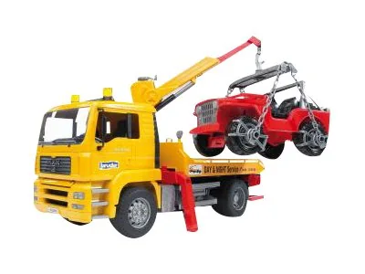 Bruder MAN TGA Breakdown-truck with cross Maa Ajoneuvot